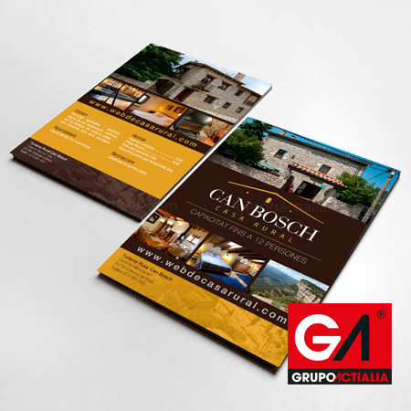 Diseño Gráfico · Especialidades · Casa Turismo Rural · Flyers Publicitarios