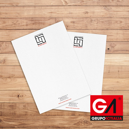 Diseño Gráfico · Imprenta · Ecológico · Papel de Carta A4