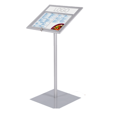 Atril porta menú A4 iluminación LED para restaurantes, hoteles y empresas. Ideal para eventos, ferias o mostrar cartas de menú de restaurantes.